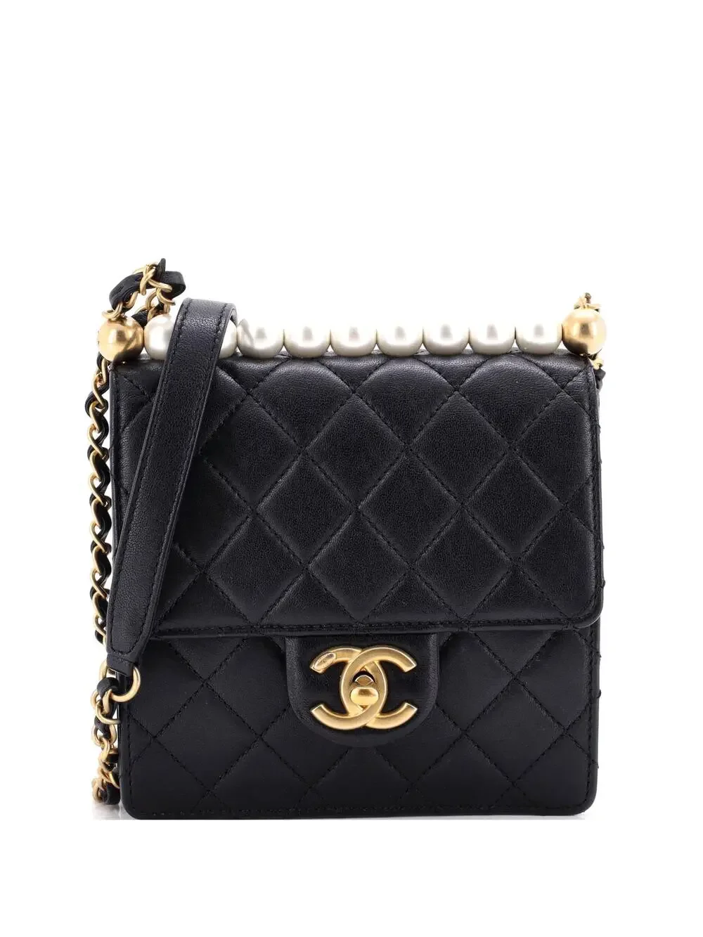 Chanel Chic Pearls Flap Bag Quilted #277170C29B